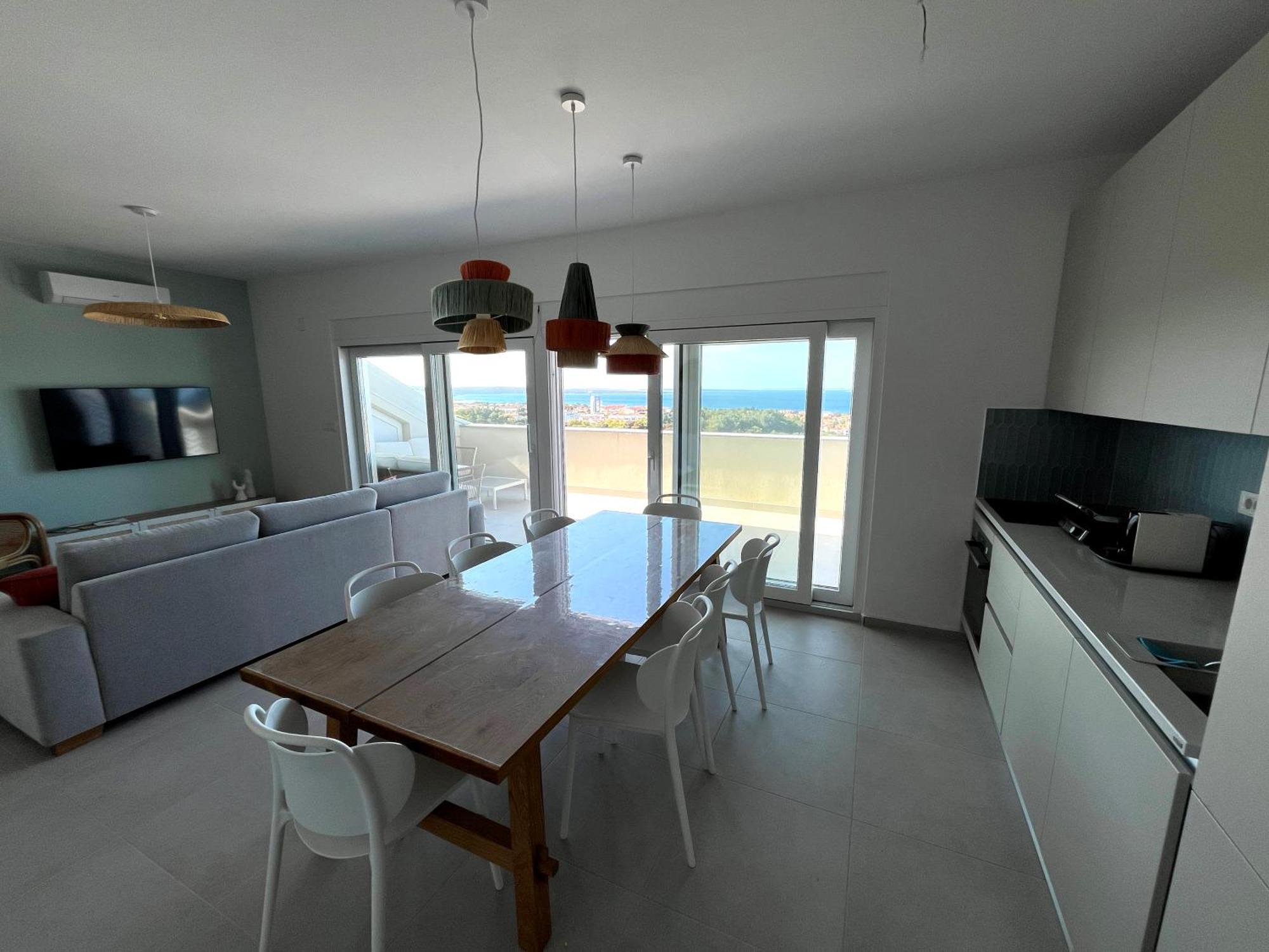 Ferienwohnung Penthouse Sky Deluxe Novalja Exterior foto